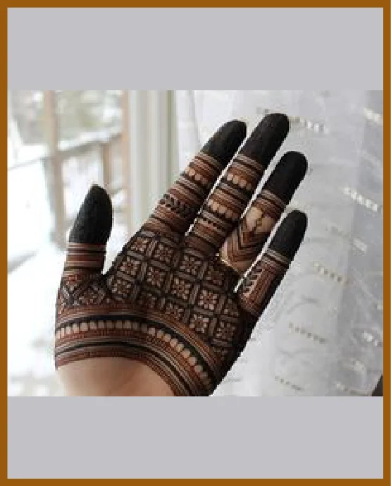 Royal Front Hand Mehndi Design With Pearl Drop Patterns